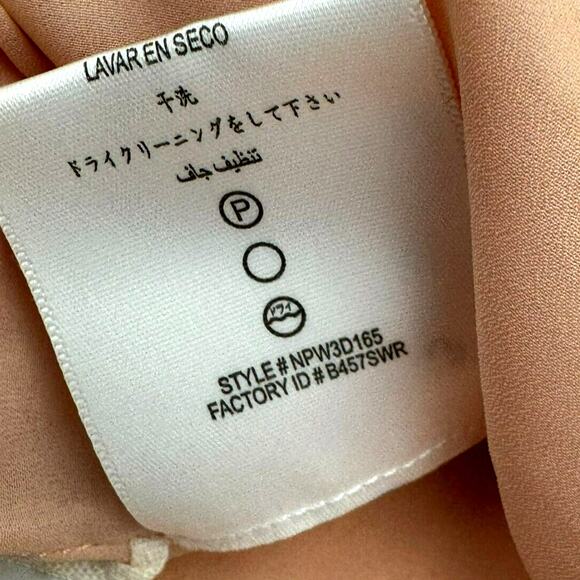 BCBG MaxAzria Michaela Skirt Women's Large Blush Pink peach Sequin party sparkle - Picture 7 of 7